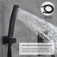 thumbnail image 4 of 12 Inch Bathroom Rain Shower System Set ceiling mounted, Rainfall Shower Head with Handheld, 4 of 8