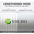 thumbnail image 5 of YOUHO Portable Air Conditioner Exhaust Hose - 5.9 Inch Diameter - 80" Long - Universal Flexible Anti-Clockwise Room Airconditioner AC Vent Replacement Tube - Window Kit Extension Accessories, 5 of 8