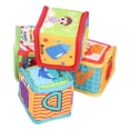 thumbnail image 3 of FYBTO Soft Baby Blocks Cute Cartoon Pattern Soft Fabric Building Blocks Early Educational Baby ToysSoft Baby Blocks-090502, 3 of 5
