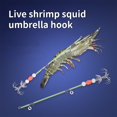 thumbnail image 3 of CEORPER Luminously Squid Jig Hook Stainless Steel Double Layer Squid Live Shrimp Hook, 3 of 8