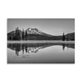 thumbnail image 2 of Gango Home Decor Contemporary Sparks Lake Morning BW by Stan Hellmann (Printed on Paper); One 36x24in Fine Art Paper Giclee Print, 2 of 4