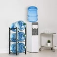 thumbnail image 5 of 3 Tier Black Water Cooler Jug Rack, 5 Gallon Water Jug Holder Heavy Duty Storage Rack, 5 of 7