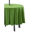 thumbnail image 3 of Vargottam Nappe Ronde Intérieure/extérieure 58 Pouces Nappe Ronde avec Parasol, Nappes de Patio Imperméables à Fermeture Éclair, Couvertures de Table Printemps/été pour Table Circulaire/bbqs/pique-Nique-Vert Poire, 3 of 7