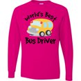 thumbnail image 3 of Inktastic Worlds Best School Bus Driver Long Sleeve T-Shirt, 3 of 5