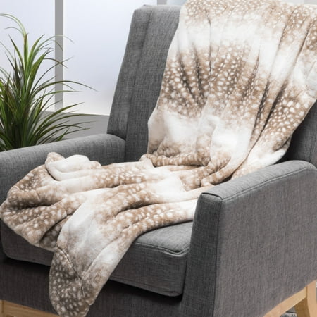 Fabric Throw - Noble House Lucca Dusty Brown Fabric Throw Blanket