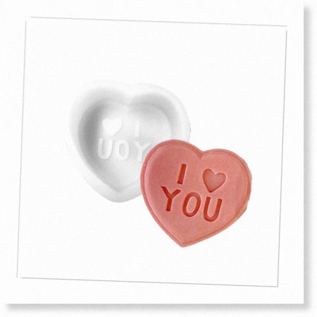 Love Letters Silicone Candle Molds - DIY Epoxy Alphabet Molds for Resin, Clay, and Plaster - Aromatherapy Gift Making Kit for Valentine's Day and Beyond