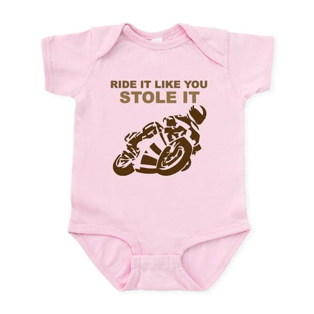 

CafePress - Ride It Like You Stole It Moto Infant Bodysuit - Baby Light Bodysuit Size Newborn - 24 Months