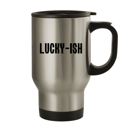 

Lucky-Ish - 14oz Stainless Steel Travel Mug Silver