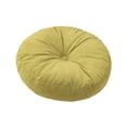 thumbnail image 2 of Cojín de suelo redondo para meditación, decorativo y elegante, para el hogar, sofá, silla, cama, coche, balcón y sala de estar. Verde, 2 of 8
