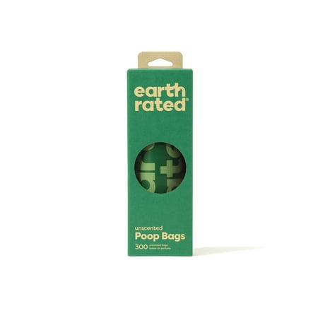 Earth Rated Unscented Bags on a Large Single Roll, 300 Count