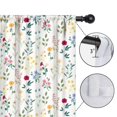 thumbnail image 4 of Blackout Kids Curtains,Pioneer Flower Floral Print Pattern Childrens Insulated Curtains Set Of 2,Bedroom Essentials,Toddler Room Decor 42"x54", 4 of 5