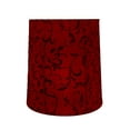 thumbnail image 4 of Aspen Creative 35039 Transitional EmpireShaped Spider Construction Lamp Shade in Red, 14" wide (12" x 14" x 15"), 4 of 5
