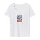 thumbnail image 1 of Camiseta de mujer Ropa deportiva de verano Recuerdo Camiseta de cuello redondo de ajuste regular para viajes XL, 1 of 7
