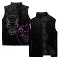 thumbnail image 5 of Chaleco táctico con impresión digital 3D para hombre, de alta calidad, asequible, con diseño de esqueleto y calavera, moderno, chaquetas de invierno para hombre, duraderas y de hueso, 5 of 5