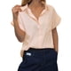 thumbnail image 1 of Minnieouse Camisa informal para mujer, blusa con botones y cuello en V de Color sólido con bolsillo, fiesta de vacaciones en la playa, banquete, Top de Prendas para la parte del cuerpo Rosa  XXL Minnieouse AP010575-15, 1 of 5