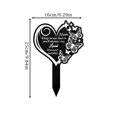 thumbnail image 3 of Grave Decorations for Cemetery Metal Butterfly Memorial Gifts for Loss of Mom Sympathy Gift Outdoor Garden Decor Yard Stakes for Decorations Cemetery Grave Marker, 3 of 8