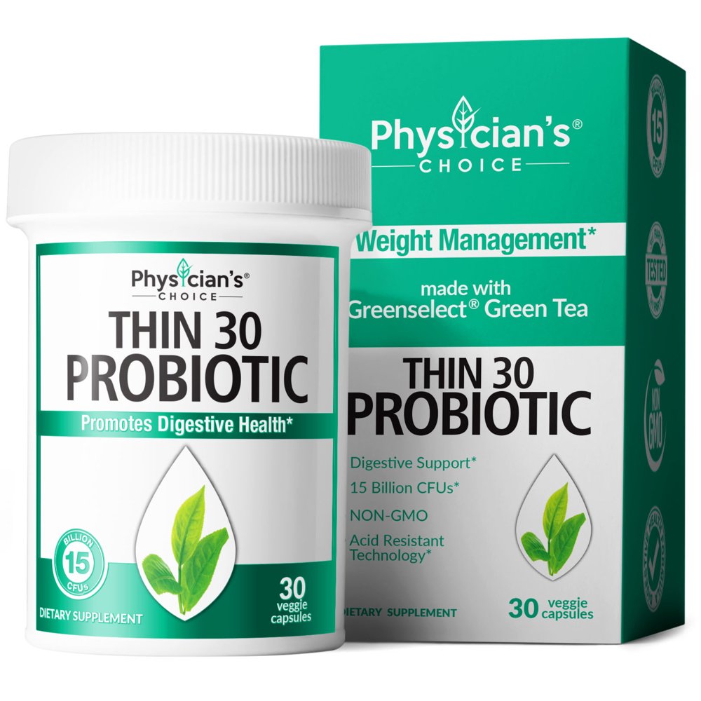 Physician's Choice Probiotics for Weight Loss Capsules 15 Billion CFU