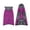 Purple, variant on CSStudio Hooded Leg‑Less Dog Winter Coat, Fleece Lined Warm Pullover Jacket with Leash Hole for Medium Large Dogs