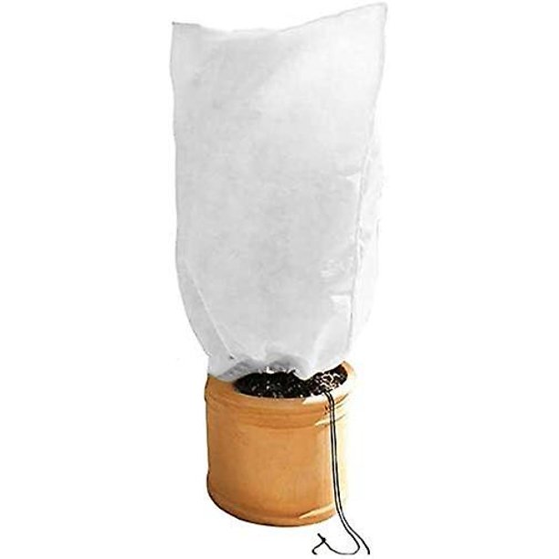 Cubierta de invierno para plantas, 1 pieza contra las heladas en las plantas Cubiertas rectangulares para plantas con cordón para proteger contra el frío y las heladas de las plantas de invierno ( Rojo Verde Cocina, Decoración y Otros