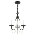 thumbnail image 5 of Livex Lighting - Alessia - 3 Light Mini Chandelier in Farmhouse Style - 13, 5 of 11