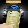thumbnail image 4 of Key Fob Cover Compatible with Fit for Audi A4 A3 Q3 Q5 Q7 TT TTS RS3 S4 S3 A1 S6 RS4 RS6 Q2L ABS Smart Remote Key Case Keychain Case Holder Protector,Pink,4-Buttons, 4 of 7