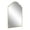 Gold, variant on Kate and Laurel Leanna Modern Arched Wall Mirror, 20 x 30, Silver, Stunning Glamorous Decorative Mirror with Arch Shape and Soft Scallops and Slim Frame