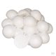 thumbnail image 1 of de Espuma de Poliestireno forma forma forma Blanca 100x para Manualidades de Modelado de Niños de Navidad 60 Mm, 1 of 7