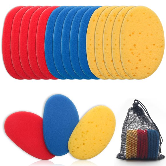 Juego de 18 esponjas Clay Sponges Boyistar de PVA de 3 densidades