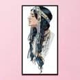 thumbnail image 3 of Cuadros Decorativos 14CT punto de cruz parcial niña africana estampado DIY Kits de bordado arte hecho a mano DQrwqpou Nuevos Originales, 3 of 9