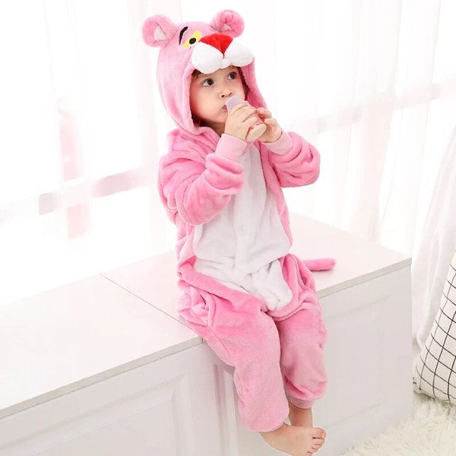 Pijamas de animales para niños, ropa de dormir de una pieza, mono de cuerpo completo, unicornio, disfraz de cumpleaños para niñas