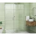 thumbnail image 5 of Glass Warehouse  78" x 57.75" Frameless Towel Bar Shower Door - Wall Hinge Polished Brass Brass Finish, 5 of 5