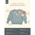 thumbnail image 5 of Modern Moments by Gerber Toddler Girl Sweater with Embroidery, Sizes 12 Months - 5T, 5 of 6