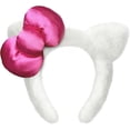 thumbnail image 1 of Kitty Ears Headband Bow White Cat Ear Hair Accessories Kitten Costume Birthday Party Christmas Gifts for Women, 1 of 5