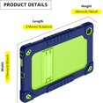 thumbnail image 4 of FIEWESEY for onn. 11" Tablet Pro 2023 Case Built in Kickstand Hybrid Protective Case  Shell & Shoulder Strap for onn. 11" Tablet Pro/Walmart onn. 11" Tablet Pro 2023 Model 100110027,2*Navy Green, 4 of 7