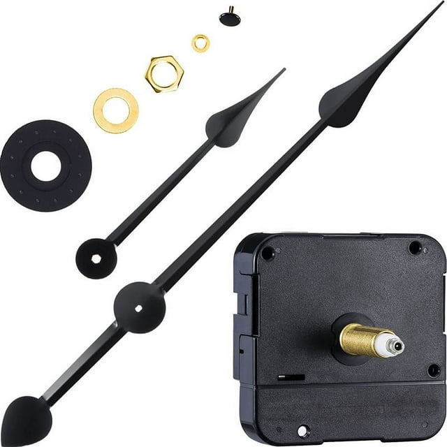 Mecanismo de movimiento de reloj de alto par con manecillas grandes de 270 mm/ 10,6 pulgadas (longitud del eje 9/10 pulgadas/ 23 mm)