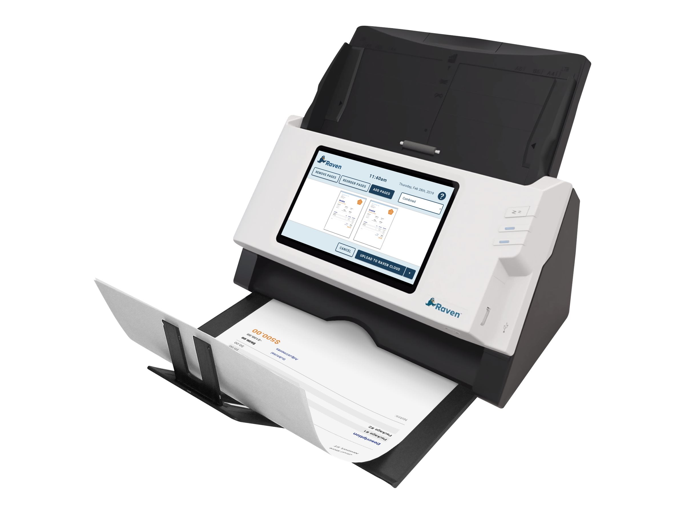 Raven Original Document scanner Dual CIS Duplex 600 dpi x 600