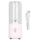 thumbnail image 1 of Licuadora portátil 6 cuchillas USB recargable multifunción mini mezclador de frutas exprimidor taza para el hogar estudiante 500 ml rosa, 1 of 10