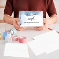 thumbnail image 2 of Koyal Wholesale Wedding Day Gift Cards Set with Envelopes Set of 12, Blue Watercolor, 2 of 5