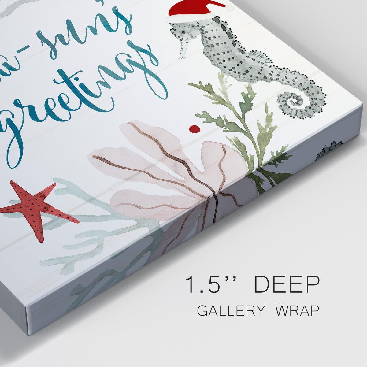 Christmas Cats and Dogs IV - Premium Gallery Wrapped Canvas - Ready to Hang