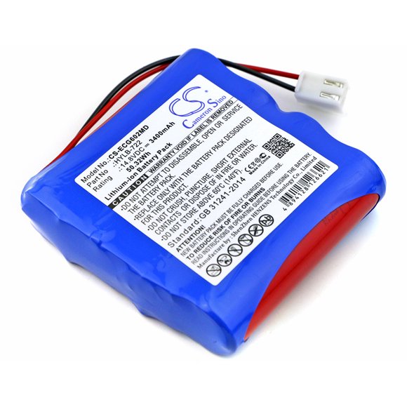 Seilylanka Medical battery for Biocare 3400mAh 14.8V HYLB-722 ECG-6010 iE6