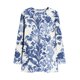 thumbnail image 2 of TaTaai Women's Casual Loose Print Long Sleeve Crew Neck Tops with Functional Pockets Soft Comfy Lightweight Blouse for Fall Daily Street Party Outfits Gift, 2 of 7