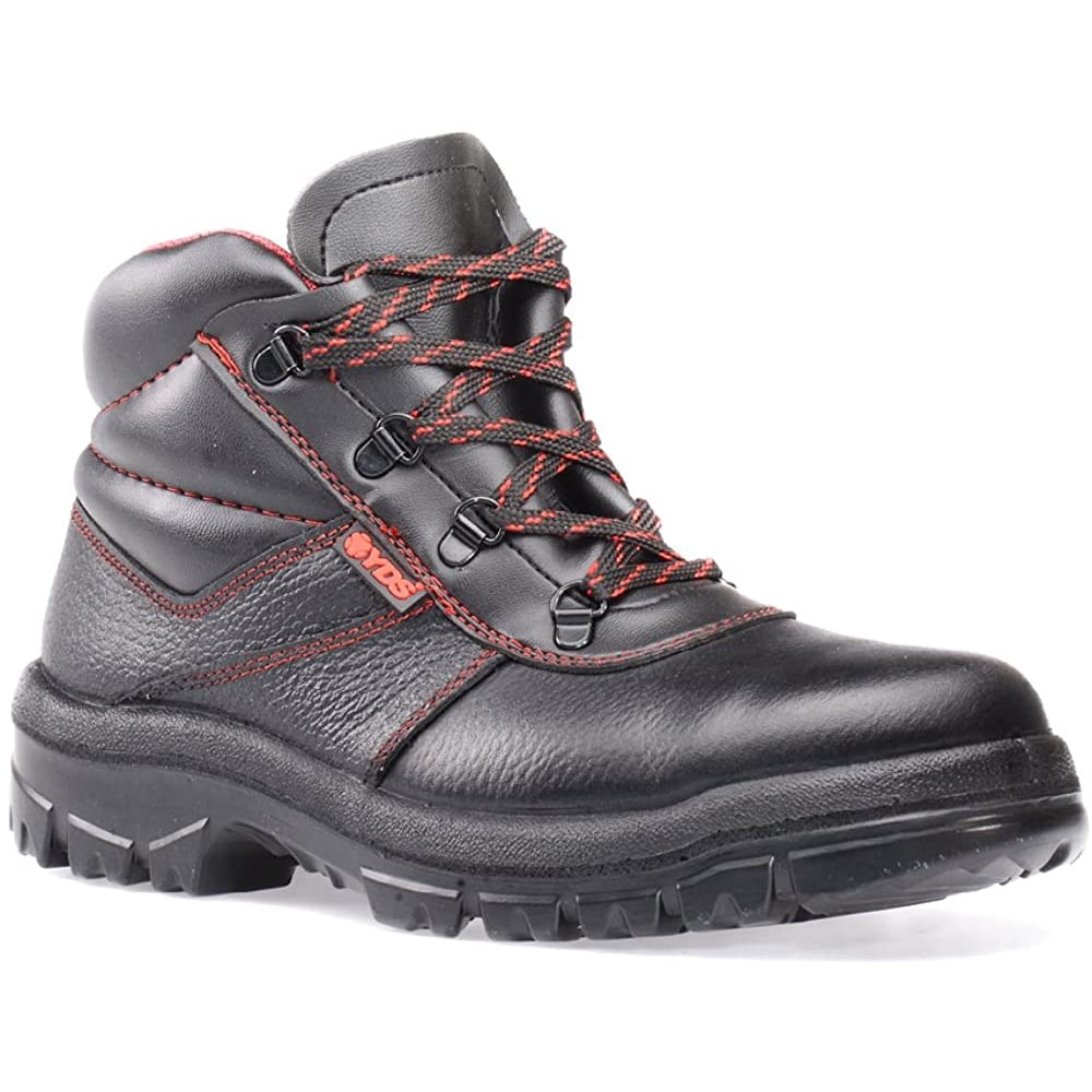 RUGGEDIM YDS Safety Boots with Steel Toe AntiStatic, Shock Absorbent Work Boots