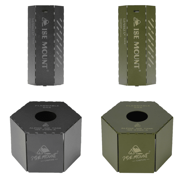 Cubierta Protectora Del Tanque Gas Campamento CAJA METAL (Cubierta Larga)