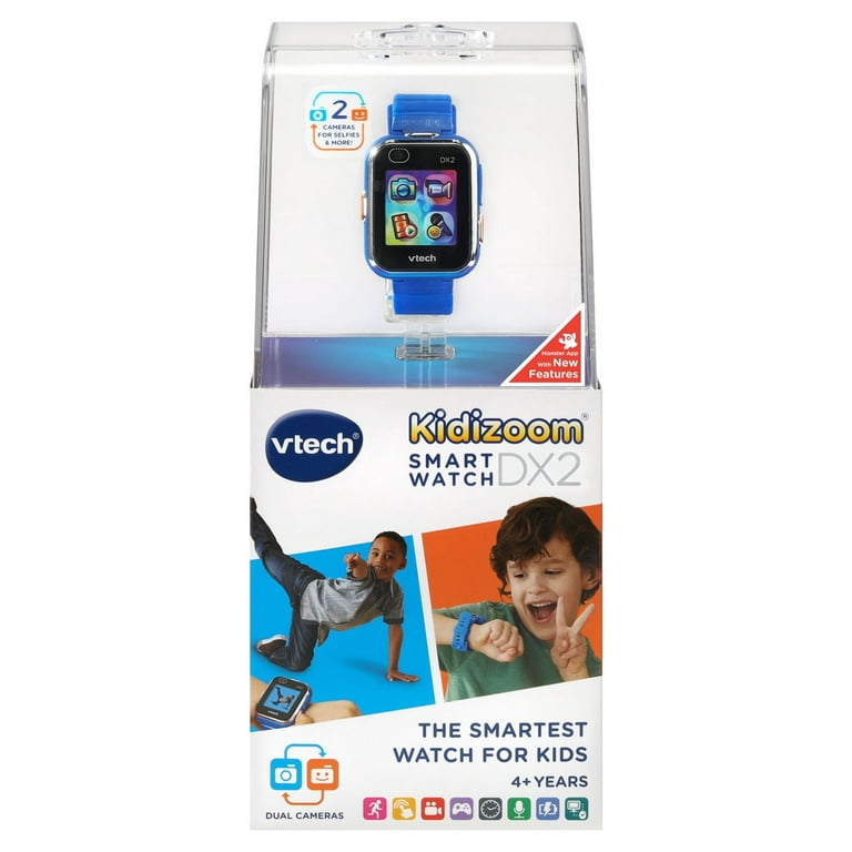 VTech - KidiZoom Smart Watch Montre 10-en-1 DX2 - Bleu