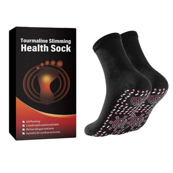 Self-Heating Thermal Socks Tourmaline Magnetic Health Care Socks Breathable for Outdoor Activities Skiing Climbing
