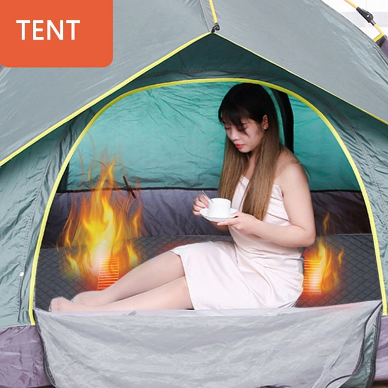 Yucurem Electric Heated Mattress 3 Level Sleeping Pad for Camping Navy Blue Type C