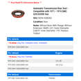 thumbnail image 2 of Automatic Transmission Rear Seal - Compatible with 1971 - 1974 GMC G35/G3500 Van 1972 1973, 2 of 2