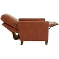 thumbnail image 6 of Modern Push Back Recliner with Leather Gel Technology - Caramel Brown Faux Leather, 6 of 9