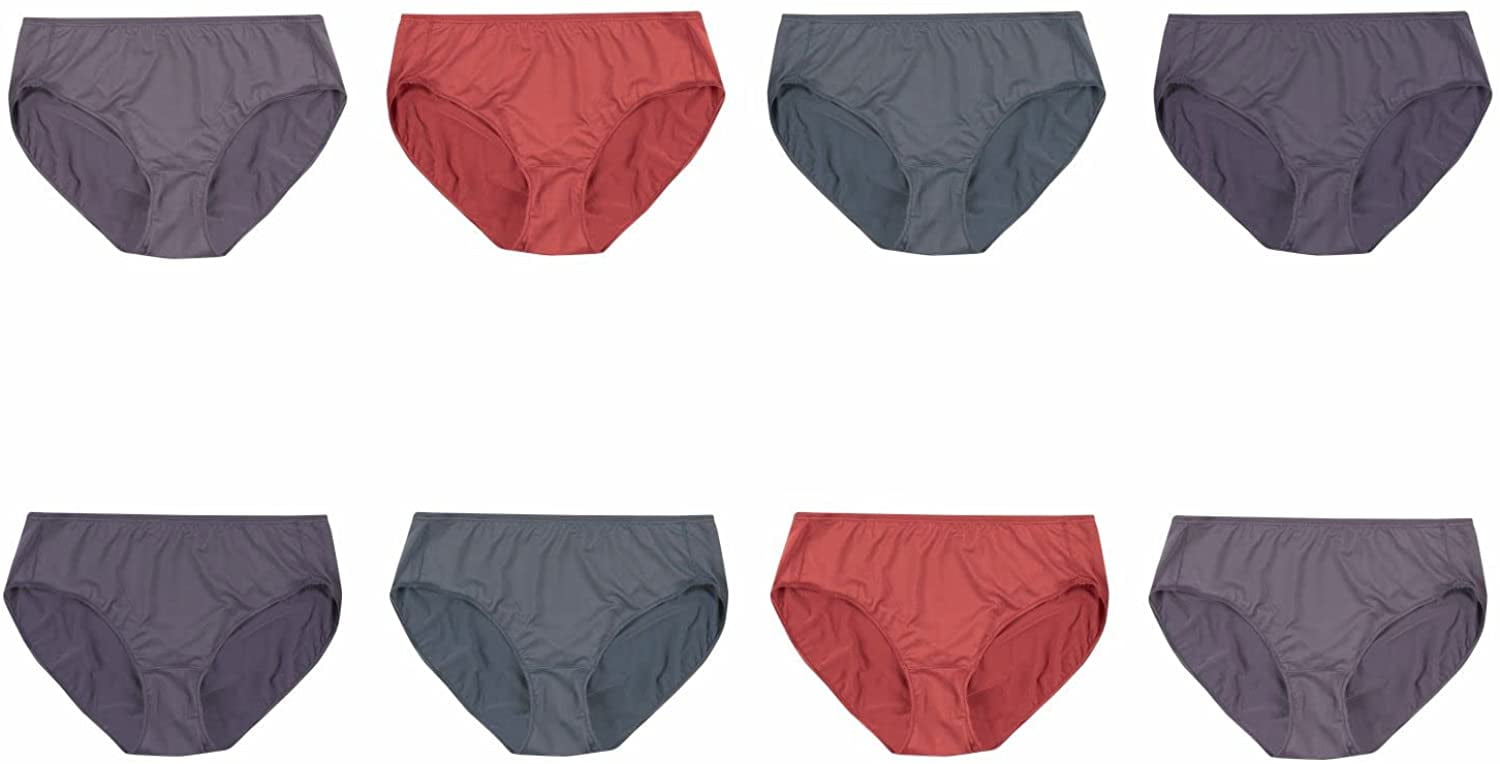 Hanes Women's Cool Comfort Microfiber Hipster Underwear, 10-Pack ...