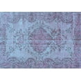 thumbnail image 1 of Ahgly Company Indoor Rectangle Persian Light Blue Traditional Area Rugs, 6' x 9', 1 of 4